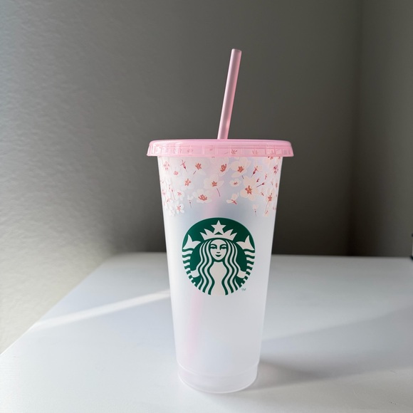 Starbucks Other - NEW! Starbucks Sakura Cherry Blossom Translucent Cold Cup 24oz Europe UK
